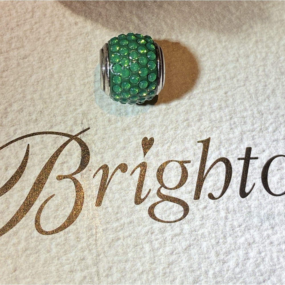 Brighton Cupid's Kiss Bead - Silver Green J9724P - Brand New without Tag